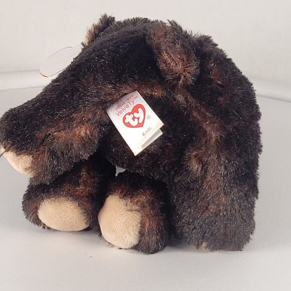 Ty Beanie Baby Kodi Bear Plush Toy 6" Brown Black Stuffed Animal with Tags - Picture 16 of 16
